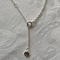 SWAROVSKI Sterling Silver Blue Sapphire "Eternal Circle" Necklace - Thumbnail 3