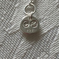 SWAROVSKI Sterling Silver Blue Sapphire "Eternal Circle" Necklace - Thumbnail 4