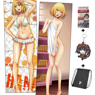 Brand new hana midorikawa prison school anime dakimakura japanese hugging body pillow cover h3131