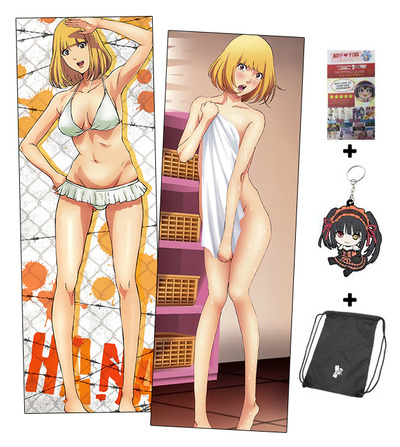 Brand New Hana Midorikawa Prison School Anime Dakimakura Japanese Hugging Body Pillow Cover H3131
