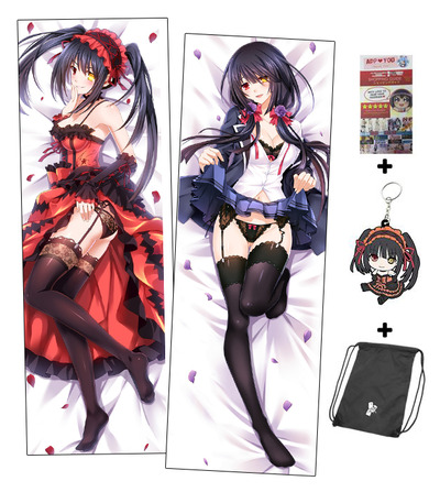 Brand New Kurumi Date A Live Anime Dakimakura Japanese Hugging Body Pillow Cover ADP-510101