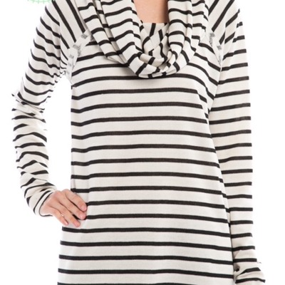 Cowl neck tunic top - Thumbnail 4