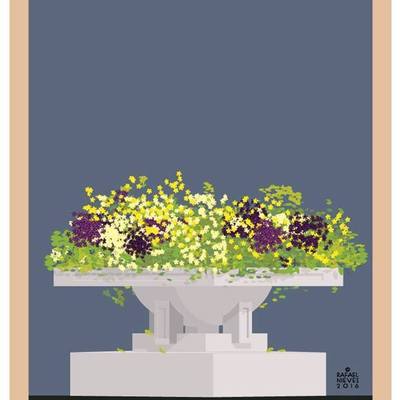 Welcome home, oak park, illinois 2 (planter)