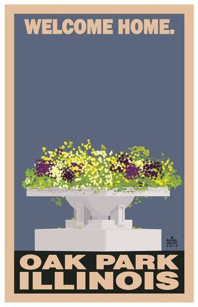 Welcome Home, Oak Park, Illinois 2 (Planter)