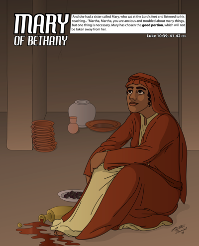 Mary of Bethany (8 x 10)
