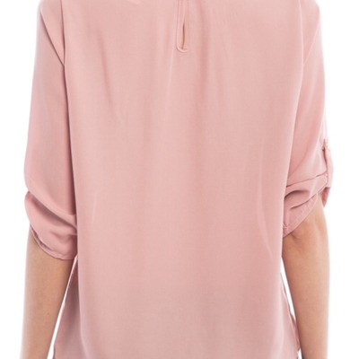 Solid chiffon top