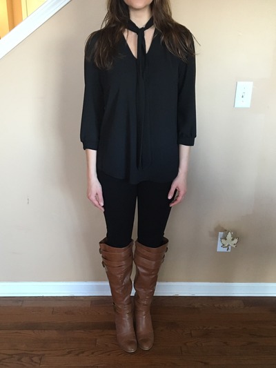 Self Tie Chiffon Top