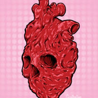 Skullentine - pink background - Thumbnail 1