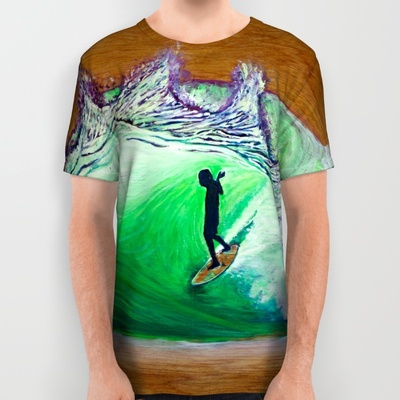 "the joker" all over print t shirt