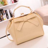 Leather Bow Crossbody - Thumbnail 1