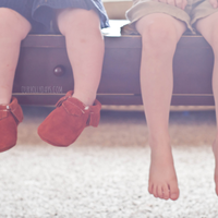 Baby Moccasins, Brown Suede Moccasins, Baby Boys, Baby Girls, Baby Shoes, Toddlers - Thumbnail 3