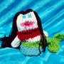 Brunette Mermaid Puppet-1