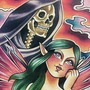 Reaper and the Fairy Watercolor Print-1