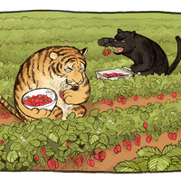 Tiger and Black Panther Illustration Book 2 - Thumbnail 3