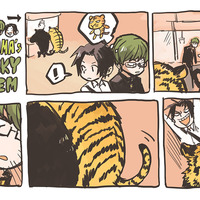 Tiger and Black Panther Illustration Book 2 - Thumbnail 4