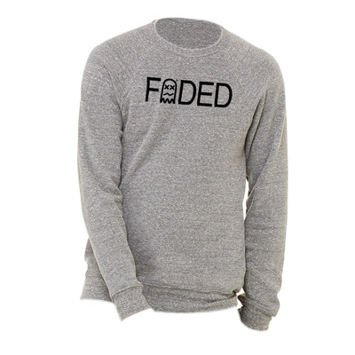 Faded stamp - triblend sweater