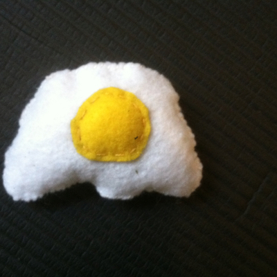 'the sunny side up' custom catnip toy! - Thumbnail 3