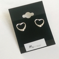 Heart Shape Stud Earrings - - Thumbnail 2