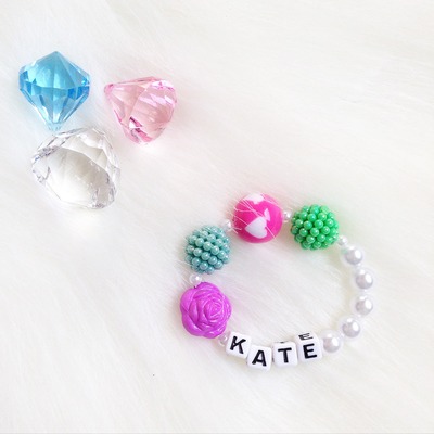 Personalized name bracelet