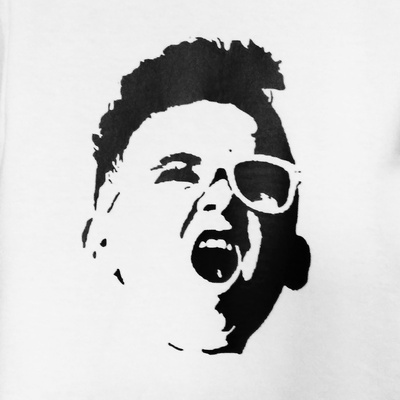 Custom graffiti  art  portrait t-shirt 