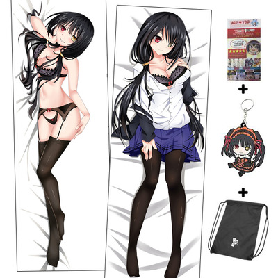 New tokisaki anime dakimakura japanese hugging body pillow cover adp61060