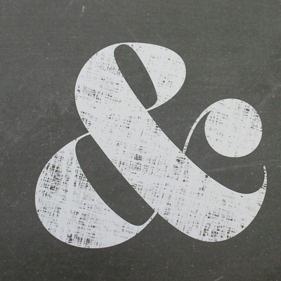 Print "&" 4 x 6  chalkboard quotes collection  