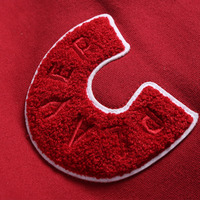 JAPANESE FASHION RED C LETTERS EMBROIDERED COTTON SWEATSHIRT - Thumbnail 3