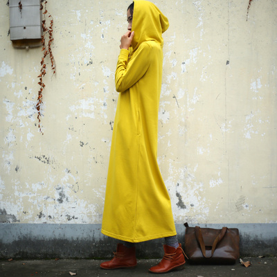 Japanese ethnic style fashion free size dress sweatshirt - Thumbnail 5