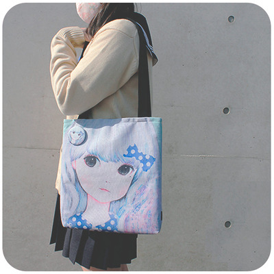 Small spring tote bag