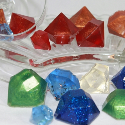 Vase decor, party favor, table confetti - medium diamonds, 4 to choose from  