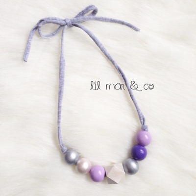 Lavender fields necklace 