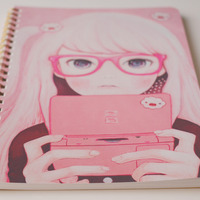 Gamegirl Girl Spiral Notebook - Thumbnail 3