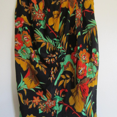 Tropical print skirt 