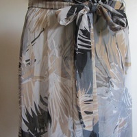 Grey Ruffle Collar Dress  - Thumbnail 2