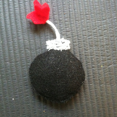 'the bomb' custom catnip toy!