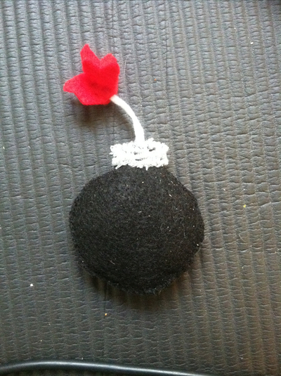 'The Bomb' custom catnip toy!