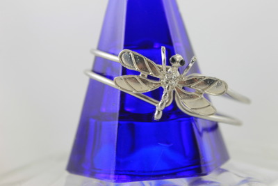 Silver Dragonfly Bracelet 