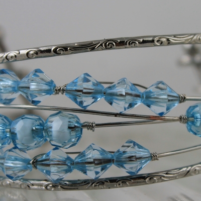 "floating skies" silver bracelet 