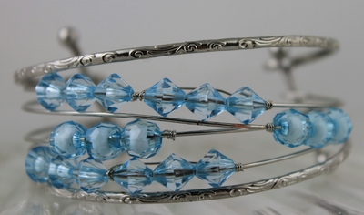 "Floating Skies" Silver Bracelet 