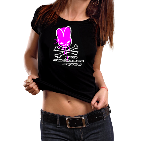 Nightmare Lapin Test Logo 06 - Ladies T - by Pink Nightmare Squad