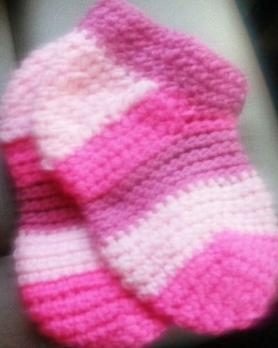Crochet Short  Socks 