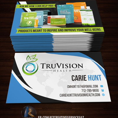 Custom designed business cards