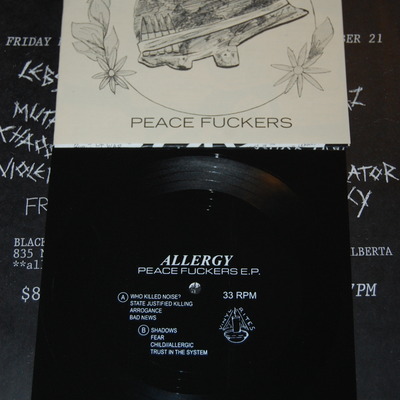 Allergy "peace fuckers" 7" flexi 