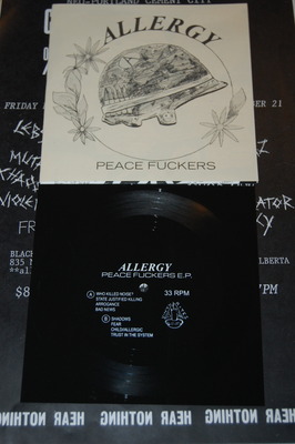 Allergy "Peace Fuckers" 7" Flexi 