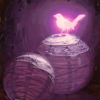 Bioluminescence II - Print of original oil painting