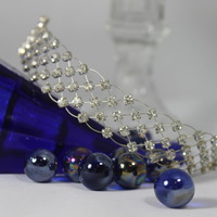 "Marilyn" Rhinestones & Silver Bracelet  - Thumbnail 2