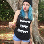 Mommy Group Dropout Racerback Black Tank-1