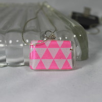 "Penelope" Hot Pink Necklace  - Thumbnail 1