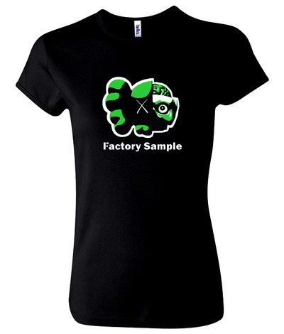 Bifurcated Associate Green - Ladies T - by FACTORY SAMPLE - not KAWS