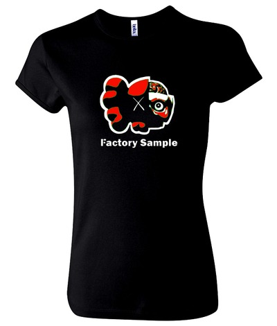 Bifurcated Associate Red - Ladies T - by FACTORY SAMPLE - not KAWS